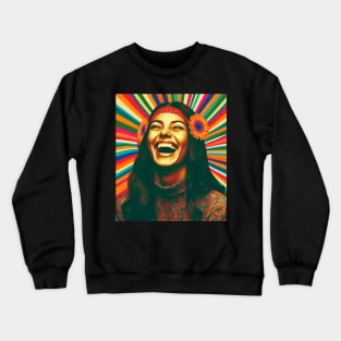 hippie girl Crewneck Sweatshirt